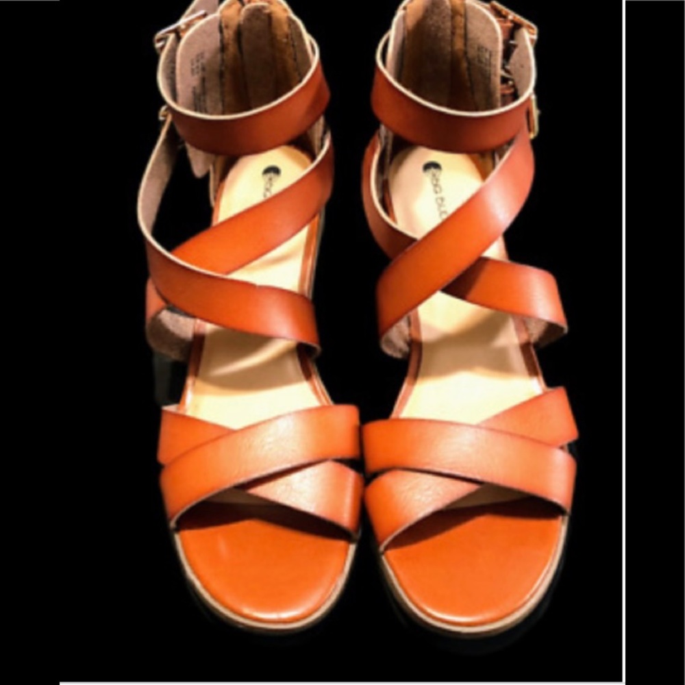 Big Buddha Brown Heeled Gladiator Sandals